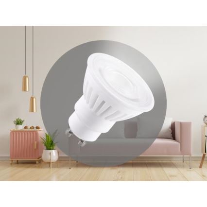 LED Keraminė elektros lemputė GU10/9,5W/230V 4000K