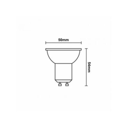 LED Keraminė elektros lemputė GU10/9,5W/230V 4000K