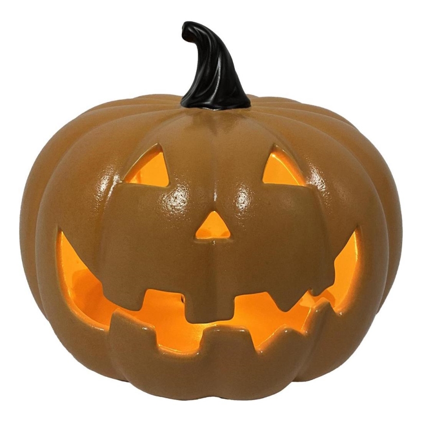 LED Keraminis moliūgas HALLOWEEN LED/3xLR44/šilta balta