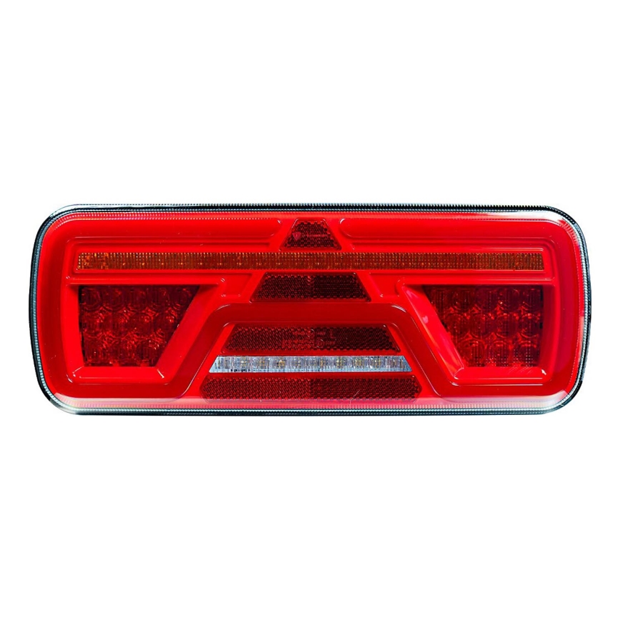 LED Kombinuota šviesa su dinaminiu posūkio signalu LED/10-30V IP67 kairė