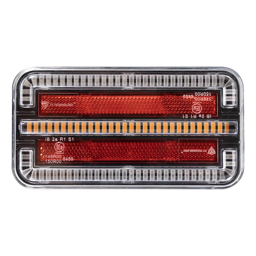 LED Kombinuota šviesa su dinaminiu posūkio signalu LED/12-24V IP65