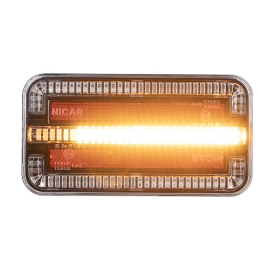 LED Kombinuota šviesa su dinaminiu posūkio signalu LED/12-24V IP65