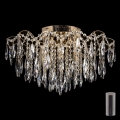LED krištolininis lubų šviestuvas 6xE27/60W/230V + 6xLED/3W + nuotolinis valdymas