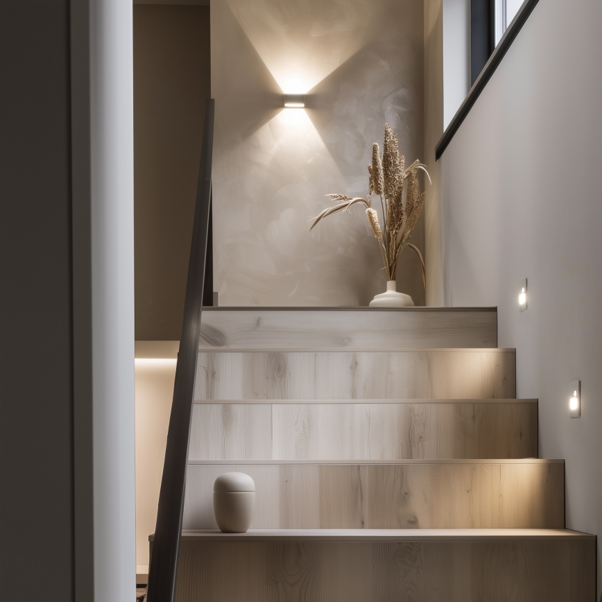 LED Laiptinės apšvietimas su judesio jutikliu LED/1,5W/230V 3000K/4000K/6500K