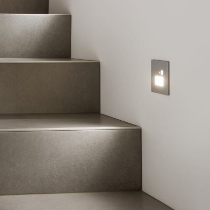 LED Laiptinės šviestuvas su judesio jutikliu LED/1,5W/230V 3000K/4000K/6500K
