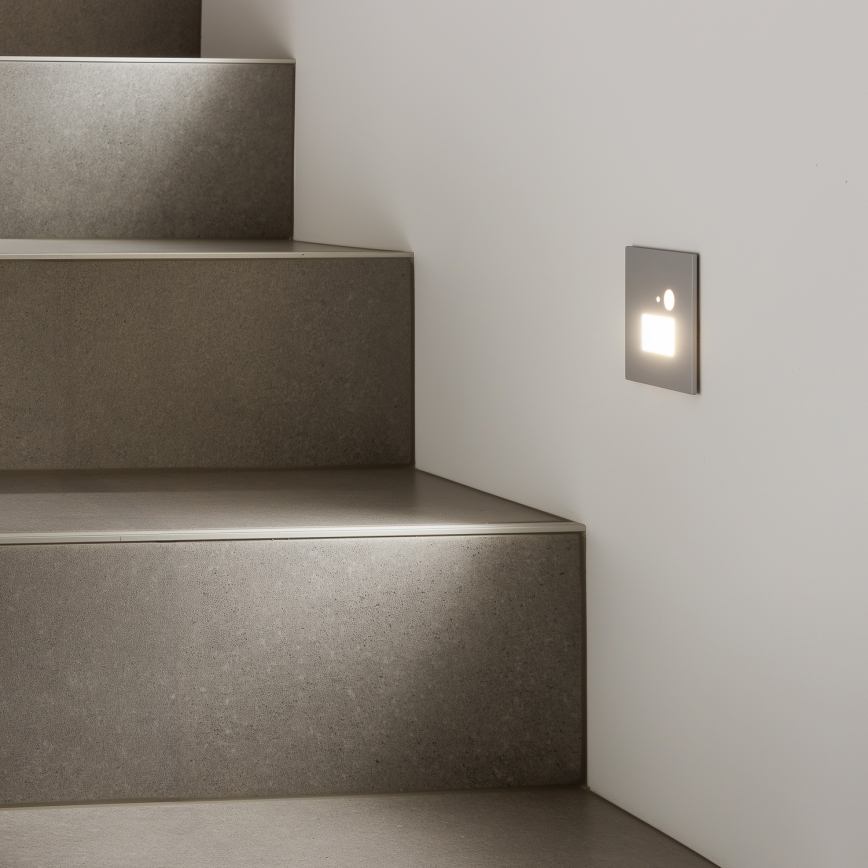 LED Laiptinės šviestuvas su judesio jutikliu LED/1,5W/230V 3000K/4000K/6500K