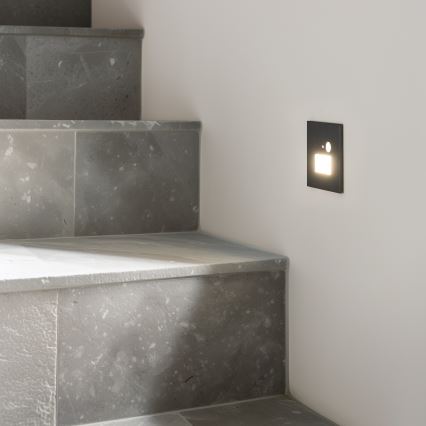 LED Laiptinės šviestuvas su judesio jutikliu LED/1,5W/230V 3000K/4000K/6500K