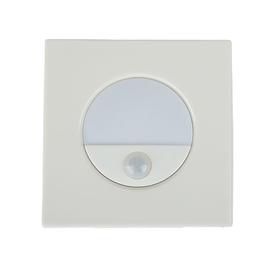 LED Laiptinės šviestuvas su judesio jutikliu LED/3W/230V 4000K balta