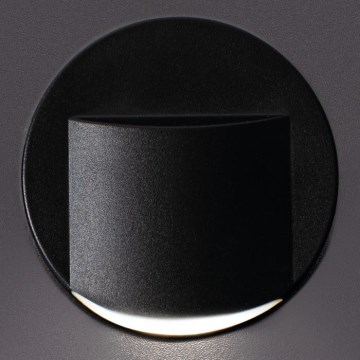 LED laiptų šviestuvas ERINUS LED/0,8W/12V 3000K juodas