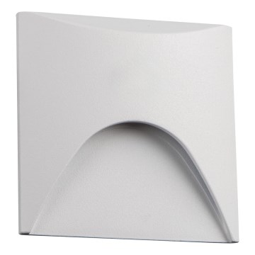 LED laiptų šviestuvas EXIN LED/2,5W/230V 3000K IP65 baltas kampuotas