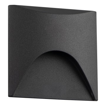 LED laiptų šviestuvas EXIN LED/2,5W/230V 3000K IP65 kvadratinis, antracito spalvos