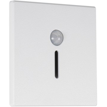 LED laiptų šviestuvas su judesio ir sutemų jutikliu MAGNIK LED/1,7W/230V 2700/3300/3900/4600/5700K baltas kampuotas