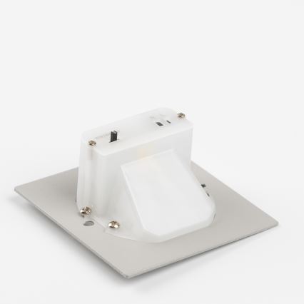 LED laiptų šviestuvas su judesio ir sutemų jutikliu LED/1,5W/230V 3000/4000/6500K juodas