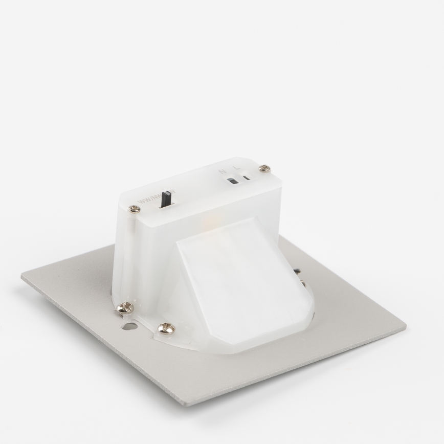 LED laiptų šviestuvas su judesio ir sutemų jutikliu LED/1,5W/230V 3000/4000/6500K juodas