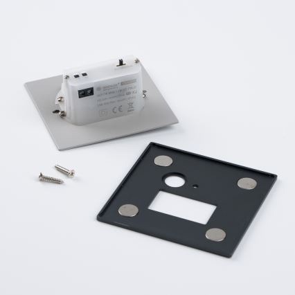 LED laiptų šviestuvas su judesio ir sutemų jutikliu LED/1,5W/230V 3000/4000/6500K antracitas