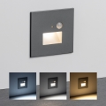 LED laiptų šviestuvas su judesio sensoriumi LED/1,5W/230V 3000K/4000K/6500K