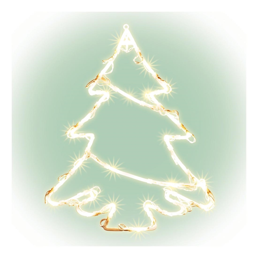 LED Lango dekoracija 35xLED/3xAA šiltai balta