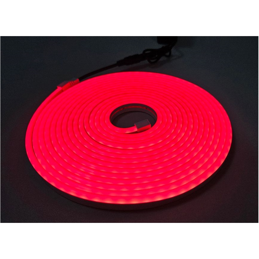 LED Lankstus juostinis apšvietimas NEON LED/10W/230V 5 m IP65 raudona