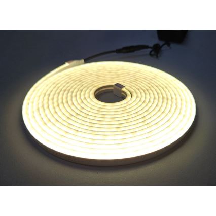 LED Lankstus juostelė NEON LED/10W/230V 5 m IP65 balta