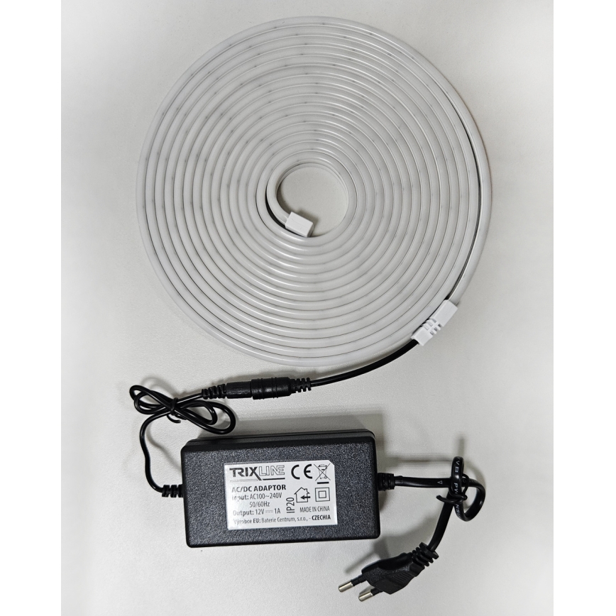 LED Lankstus juostelė NEON LED/10W/230V 5 m IP65 balta