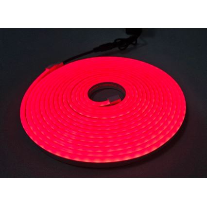 LED Lankstus juostelė NEON LED/10W/230V 5 m IP65 raudona