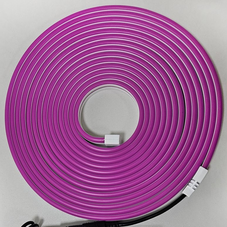 LED Lankstus juostelė NEON LED/10W/230V 5 m IP65 violetinė