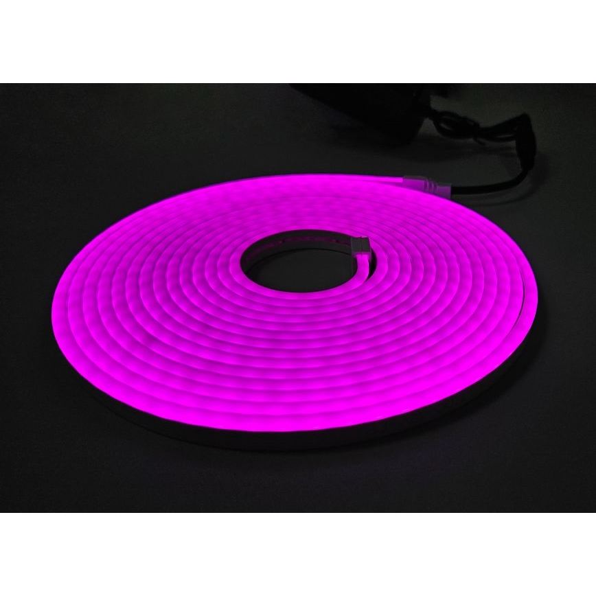 LED Lankstus juostelė NEON LED/10W/230V 5 m IP65 violetinė