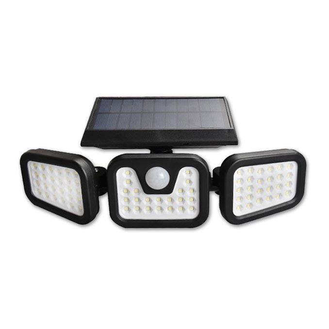 LED Lankstus saulės Prožektoriaus šviestuvas su jutikliu LED/15W/3,7V 2400 mAh IP54 4500K