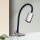LED Lankstus Stalinis šviestuvas su segtuku KURT LED/5W/230V sidabras