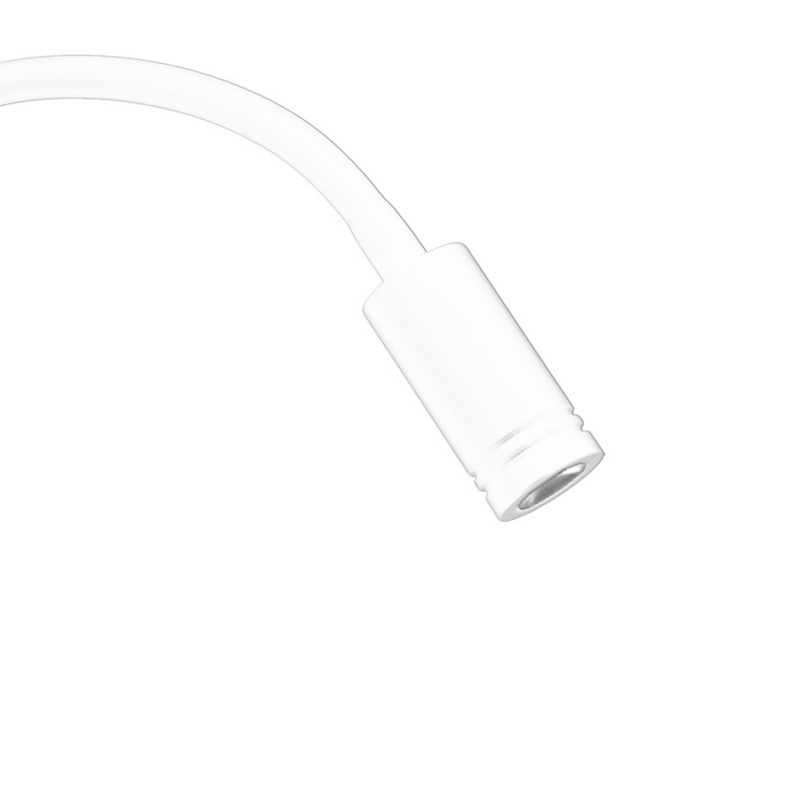 LED Lankstus wall mažas lempa Su USB BASE 1xLED/8W + 1xLED/2W/230V balta