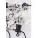 LED Lauko dekoratyvinė girlianda 10xA60 7,5m IP44 šiltai balta