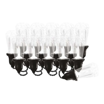 LED lauko dekoratyvinė girlianda 16 LED, 8,6 m, IP44, šaltai balta