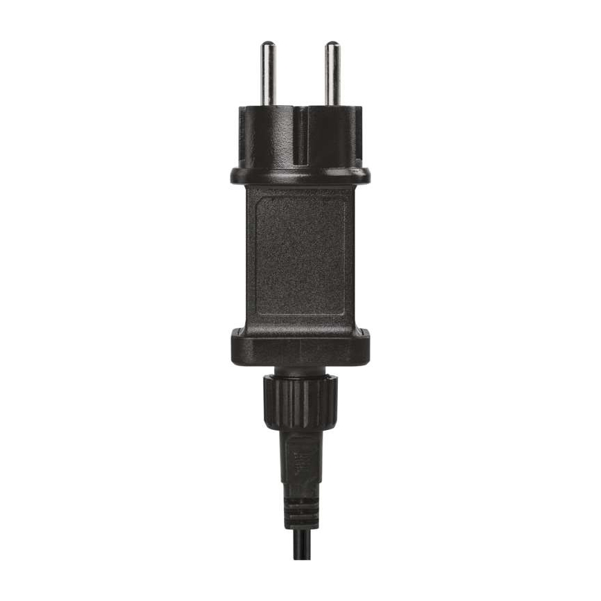 LED lauko dekoratyvinė girlianda 16 LED, 8,6 m, IP44, šaltai balta