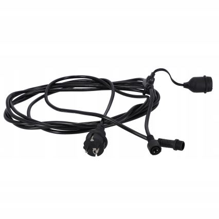 LED lauko dekoratyvinė girlianda 20xE27/1W/230V 20,94 m IP44 juoda