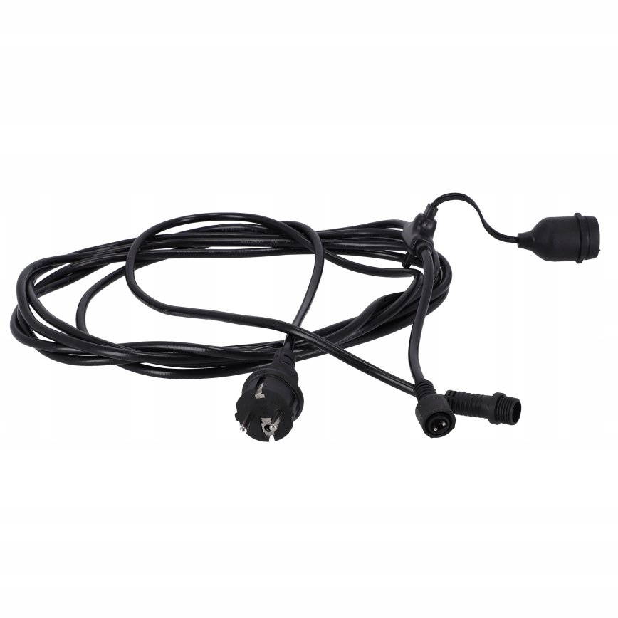 LED lauko dekoratyvinė girlianda 20xE27/1W/230V 20,94 m IP44 juoda