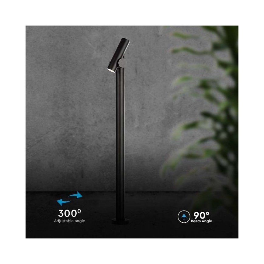 LED Lauko flexible lempa LED/4W/230V 4000K IP44 100 cm juoda