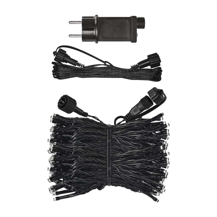 LED  lauko girlianda 100xLED/15m IP44 šiltai balta