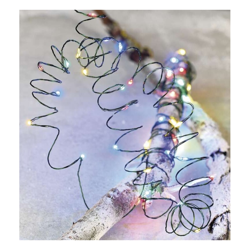 LED lauko girlianda 150xLED/20m IP44 daugiaspalvė