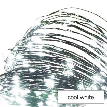 LED lauko girlianda 150xLED/20m IP44 šaltai balta