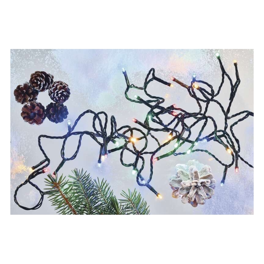 LED lauko girlianda 180 LED / 23 m, IP44, įvairiaspalvė