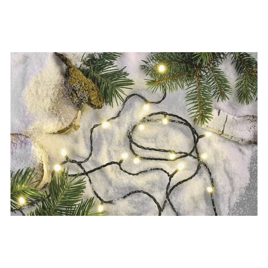 LED lauko girlianda 240xLED/8 režimai 29 m IP44 šiltai balta