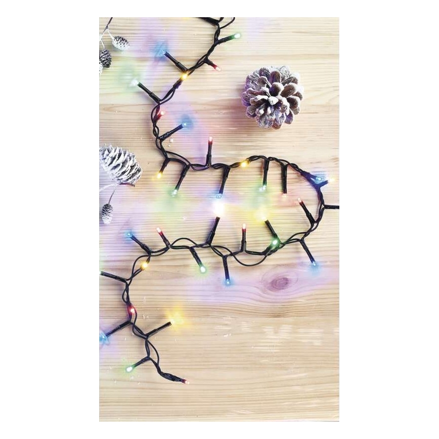 LED lauko girlianda, 300 LED, 11 m, IP44, daugiaspalvė