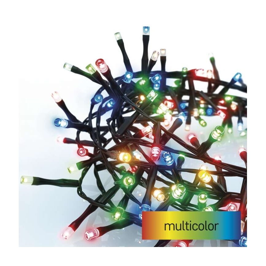 LED lauko girlianda, 300 LED, 11 m, IP44, daugiaspalvė