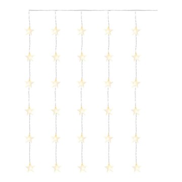 LED lauko girlianda 30xLED/3,9m IP44 žvaigždutės