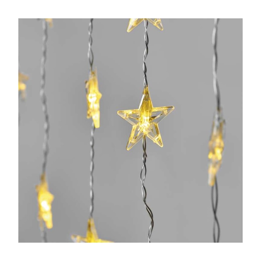 LED lauko girlianda 30xLED/3,9m IP44 žvaigždutės