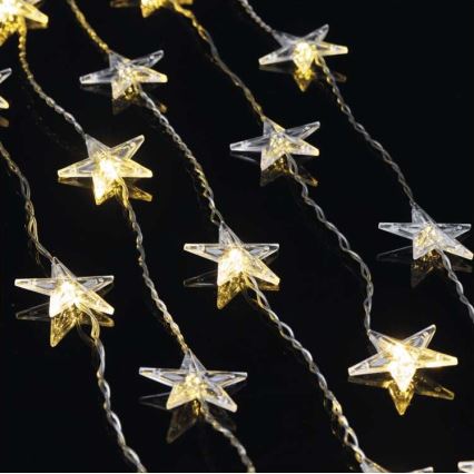LED lauko girlianda 30xLED/3,9m IP44 žvaigždutės