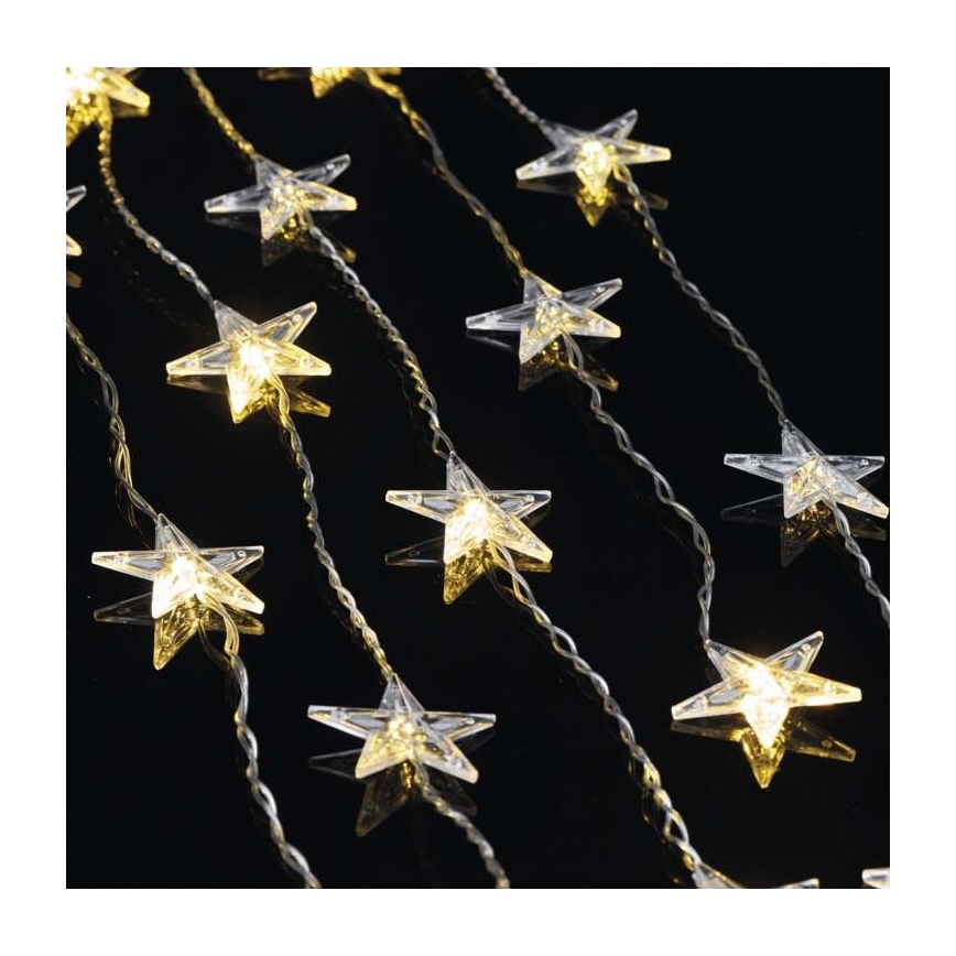LED lauko girlianda 30xLED/3,9m IP44 žvaigždutės