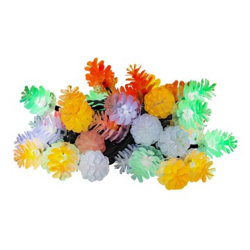 LED lauko girlianda, 40 LED, 15 m, IP44, daugiaspalvė