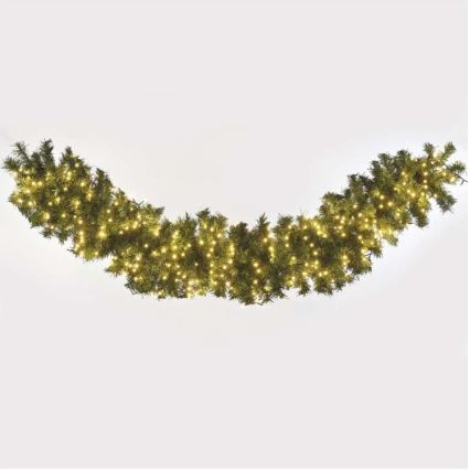 LED lauko girlianda 400xLED/13m IP44 šiltai balta