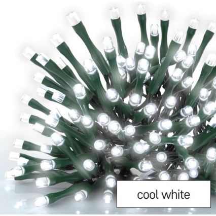 LED lauko girlianda 40xLED/9m IP44 šaltai balta